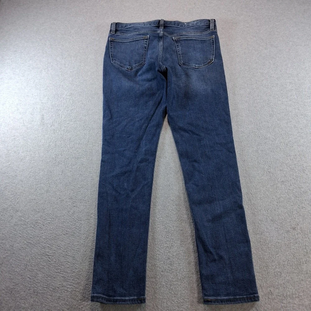 Banana Republic Skinny Leg Jeans Mens 33x32 Medium Wash Stretch Washwell Denim